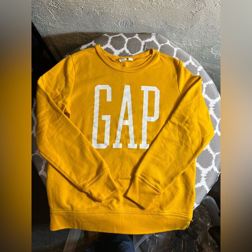 GAP Yellow Sweatshirt with White Logo